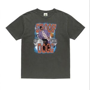 Men’s Cross Colours x Snoop Dogg Cali Sunset Graphic Tee in Charcoal Size L